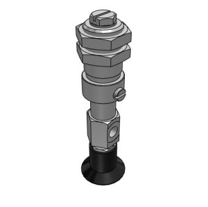 Bộ Nấm Hút Chân Không Và Giá Đỡ, Silicone Dẫn Điện, O.D 20 mm, Pisco VPD20-10LSE-M6