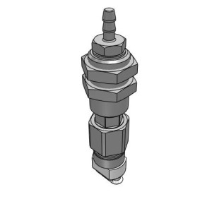 Bộ Nấm Hút Chân Không Hình Oval Và Giá Đỡ, Silicone, O.D 4x10 mm, Pisco VPMC4x10-4ES-4B