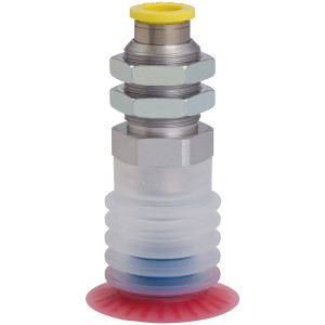 Bộ Nấm Hút Chân Không Và Giá Đỡ Ngành Bao Bì, Silicone, O.D 50 mm, Pisco VPA50PBS25-8J-MF