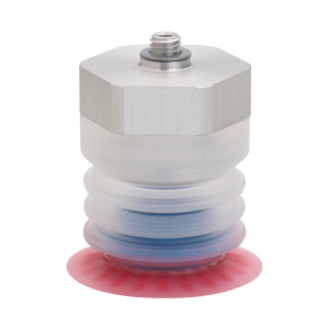 Bộ Nấm Hút Chân Không Và Giá Đỡ Ngành Bao Bì, Silicone, O.D 40 mm, Pisco VPE40PBS23-M8-MF