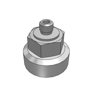Bộ Nấm Hút Chân Không Có Vít Ren, Fluoro, O.D 15 mm, Pisco VP15FF-M4