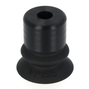 Đầu Nấm Hút Chân Không Dạng Lò Xo, Silicone Dẫn Điện, O.D 15 mm, Pisco VP15BSE
