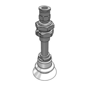 Bộ Nấm Hút Chân Không Và Giá Đỡ, Silicone, O.D 30 mm, Pisco VPOC30-20BS-6J