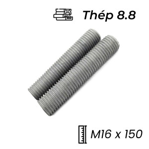 Guzong Thép Nhúng Nóng Kẽm 8.8 M16x150