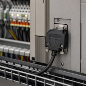 Ứng dụng đầu nối DB25 trong tủ điện CNC