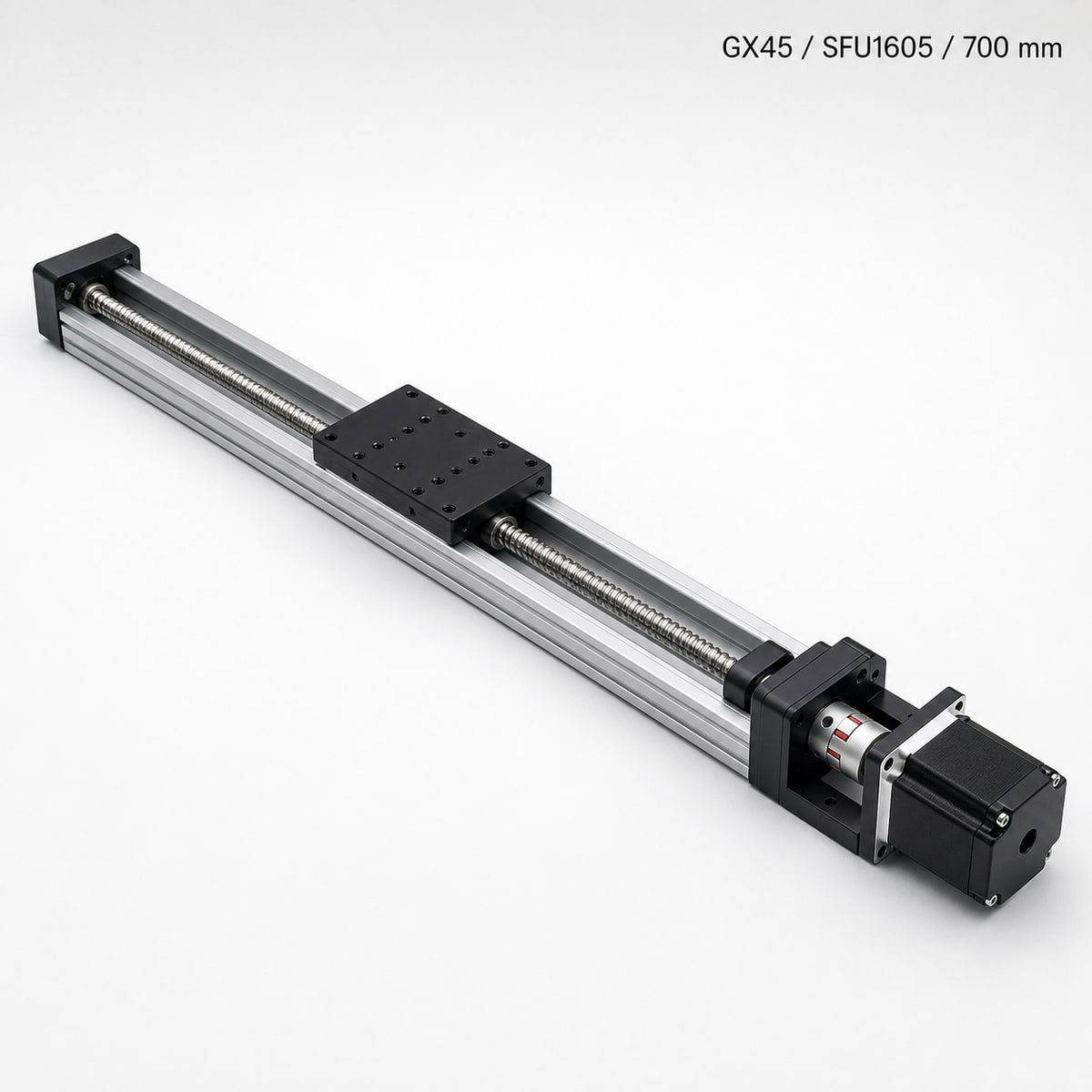 gx45-sfu1605-700mm Bàn ray trượt vít me GX45 hành trình 700mm SFU1605 có động cơ