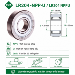 Sơ đồ kích thước và ứng dụng INA LR204-NPP-U 20x52x14mm