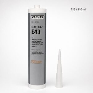 Keo silicone Wacker ELASTOSIL E43 trong suốt cartridge 310ml