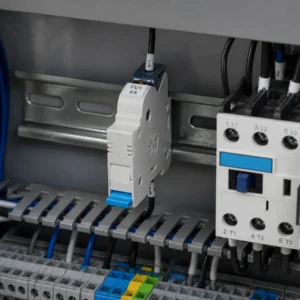 Bộ cầu chì GIGA GG15-6A lắp bảo vệ nhánh tải trong tủ điện công nghiệp