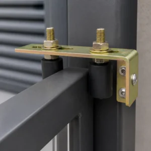 Bộ dẫn hướng cổng lùa 2 lăn D30mm lắp trên trụ cổng