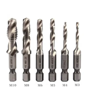 Bộ mũi khoan taro SHANKER M3 M4 M5 M6 M8 M10 chuôi lục giác