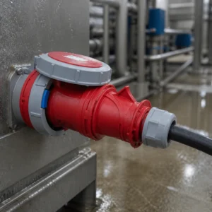Ổ cắm và phích cắm PCE 32A 5P IP67 kết nối nguồn trong môi trường công nghiệp ẩm