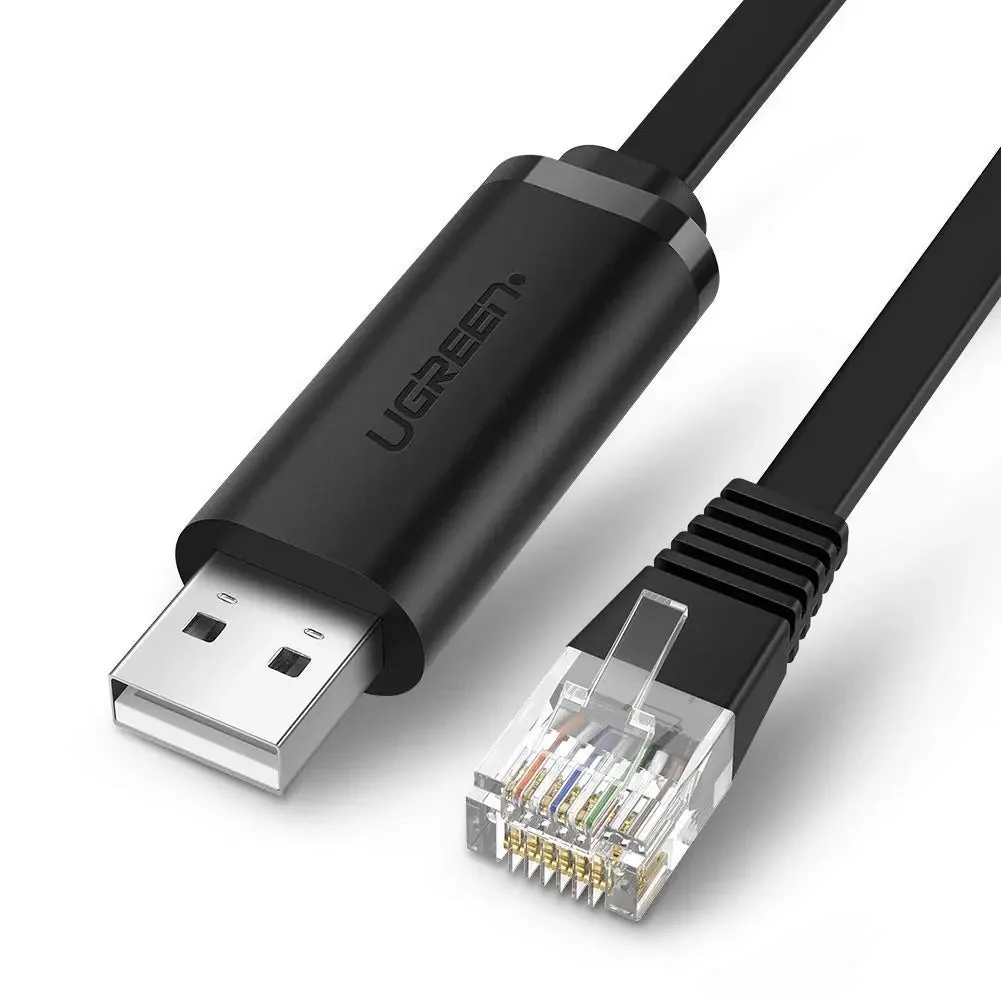 Cáp Console UGREEN 60813 USB Sang RJ45 FTDI 3m Cáp console UGREEN 60813 USB sang RJ45 FTDI dài 3m