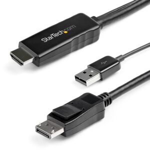 Cáp HDMI sang DisplayPort chủ động 2m có USB cấp nguồn dùng cho màn hình Dell