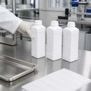Ứng dụng chai nhựa HDPE vuông 1000ml trong kiểm soát mẫu