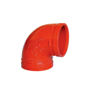 Ảnh sản phẩm co 90 độ nối rãnh XGQT01 DN150 màu đỏ