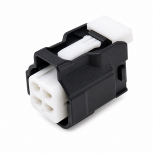Đầu nối Hongyao MRD1.25-156 4 pin vỏ đen khóa trắng