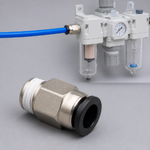 Đầu Nối Nhanh Khí Nén AirTAC PC1203D Ống 12 mm Ren PT3/8 – ảnh sản phẩm và ứng dụng