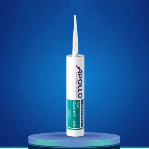 Keo silicone Apollo A500TT trắng trong cartridge 300 ml