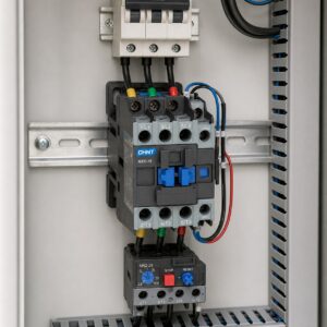 Lắp đặt khởi động từ CHINT NXC-18 trong tủ điều khiển động cơ