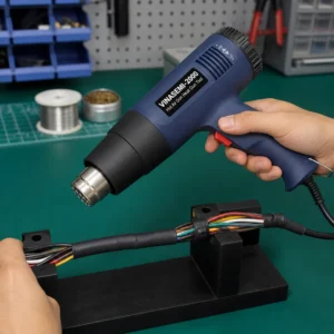 Ứng dụng máy khò nhiệt Vinasemi-2000 cho ống co nhiệt