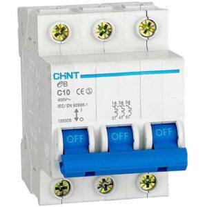 MCB CHINT eB C10 3P 10A 4.5kA