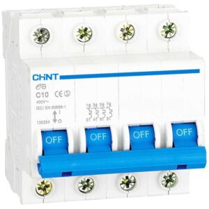 MCB CHINT eB C10 4P 10A 4.5kA
