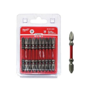 Mũi vít Milwaukee 48-32-4361D PH2 hai đầu dài 65mm, bộ 10 mũi