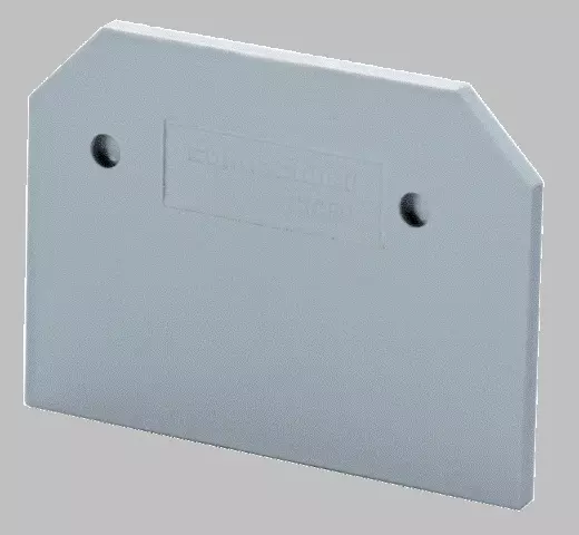Nắp che Connectwell EP6/10U cho CTS10U Nắp che cuối dãy Connectwell EP6/10U màu xám