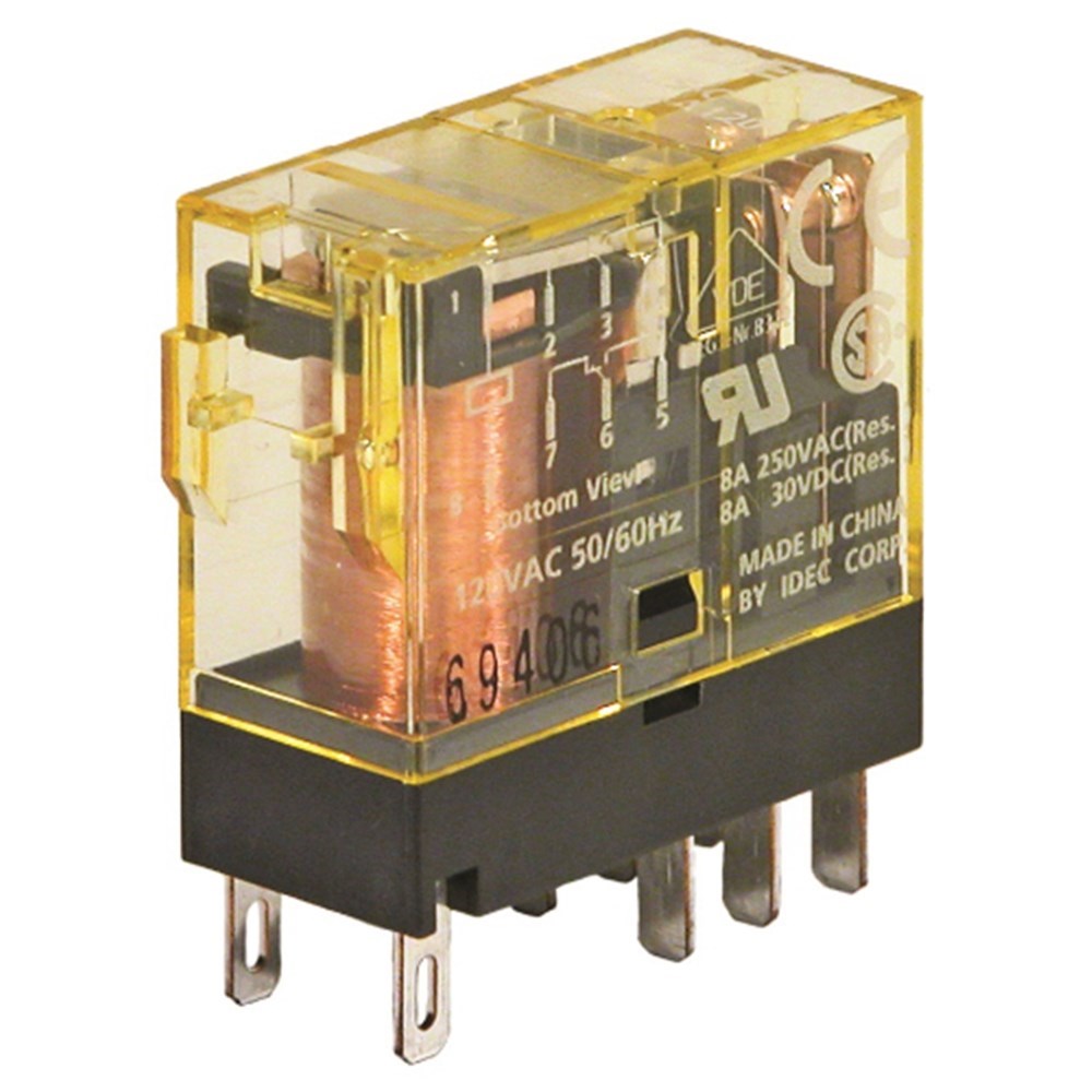 Relay Trung Gian IDEC RJ2S-CL-D24 24VDC 8A - Ảnh sản phẩm Relay Trung Gian IDEC RJ2S-CL-D24 24VDC 8A