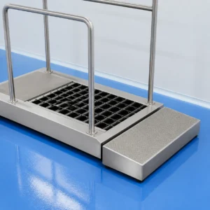 Thềm lên xuống inox cho máy vệ sinh giày MS-P15B
