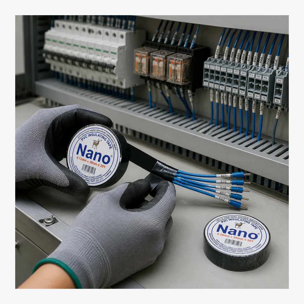 Ứng dụng băng keo cách điện Nano 20Y