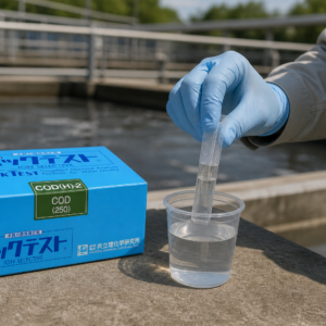 Lấy mẫu nước bằng ống test COD Kyoritsu WAK-COD(H)-2