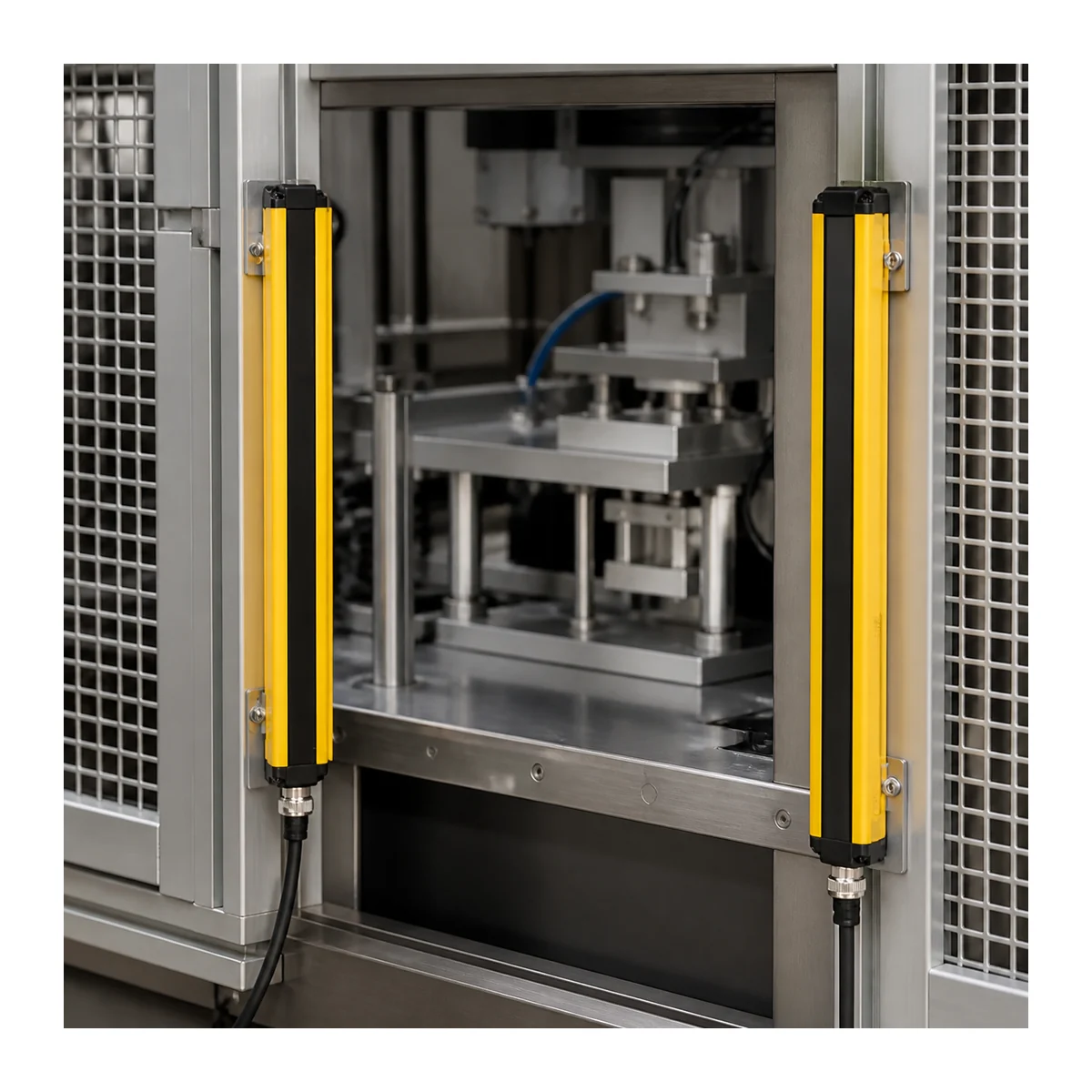 Ứng dụng Cảm Biến An Toàn YINGB GMJD-12-4-J 10–30VDC NPN