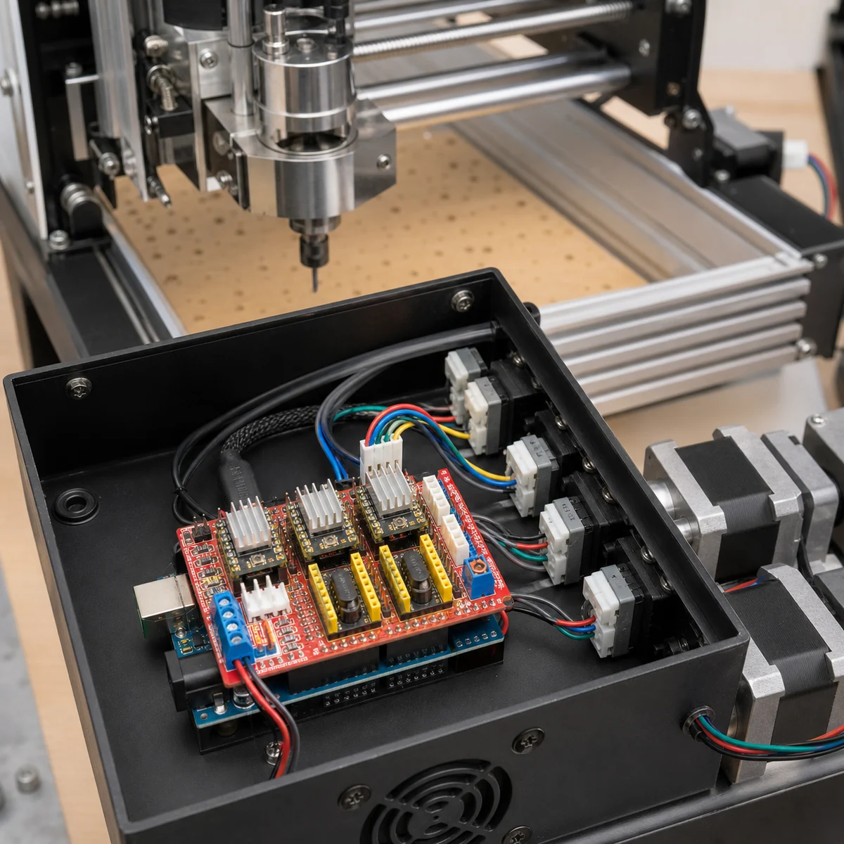 Ứng dụng Mạch CNC Shield V3 GRBL Tương Thích Arduino
