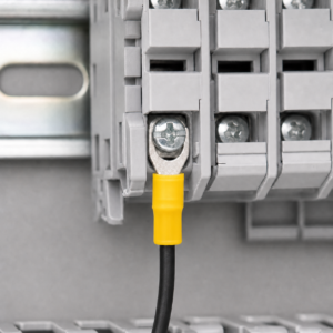 Ứng dụng đầu cos vàng Dteck VF1.25-3 trong tủ điện