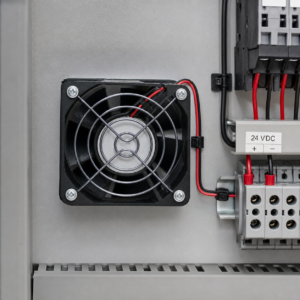 Ứng dụng quạt tản nhiệt DC 24V 0.25A trong tủ điện công nghiệp
