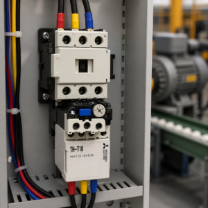 Ứng dụng Relay Nhiệt Mitsubishi TH-T18 5A trong hệ thống công nghiệp