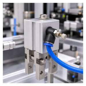Van tiết lưu khí nén M5 ống 6 mm CNA00020 lắp trên tay gắp khí nén