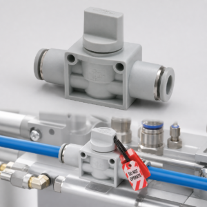 Van Tay Khí Nén AirTAC PHV8A Ba Ngả Ống 8 mm – ảnh sản phẩm và ứng dụng