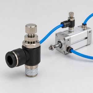 Van Tiết Lưu Khí Nén AirTAC PSL601AD Ống 6 mm Ren PT1/8 – ảnh sản phẩm và ứng dụng