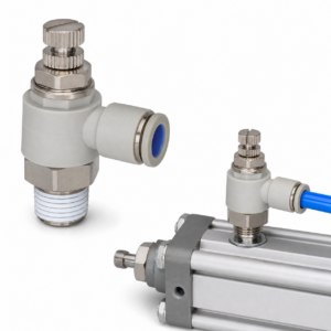 Van Tiết Lưu Khí Nén AirTAC PSL603A Ống 6 mm Ren PT3/8 – ảnh sản phẩm và ứng dụng