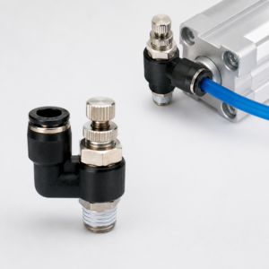 Van Tiết Lưu Khí Nén AirTAC PSL802AD Ống 8 mm Ren PT1/4 – ảnh sản phẩm và ứng dụng