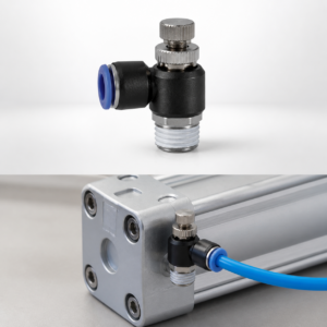 Van Tiết Lưu Khí Nén AirTAC PSL803AD Ống 8 mm Ren PT3/8 – ảnh sản phẩm và ứng dụng