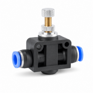 Van tiết lưu khí nén SCF06 hai đầu ống phi 6